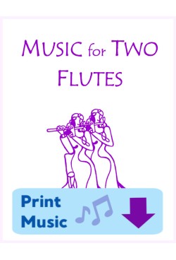 Music for Two Flutes - Choose a Volume! Print